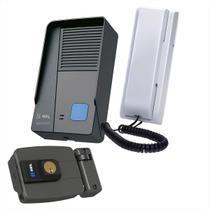 Kit Interfone Porteiro + Fechadura Eletrônica HDLResidencial e Comercial