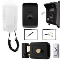 Kit Interfone Porteiro IPR 1010 Intelbras fechadura botoeira