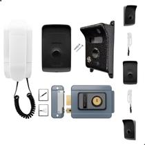 Kit Interfone Porteiro Residencial IPR 1010 Intelbras Com fechadura eletrônica Combo Oficial
