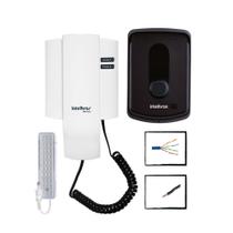 Kit Interfone Residencial IPR 8010 Intelbras com cabo 50 MTS