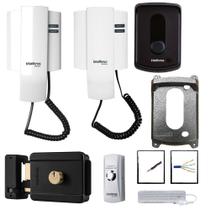 Kit Interfone Residencial IPR 8010 Intelbras Com Extensão