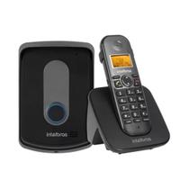 Kit Interfone Sem Fio com Ramal Externo TIS 5010 Intelbras TIS 5010 Preto 110V/220V - Interfone Porteiro sem fio