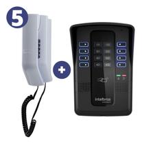 Kit Interfonia Coletiva Collective 8, 5 Apartamentos Intelbras Kit Interfonia Coletiva Collective 8, 5 Apartamentos Intelbras