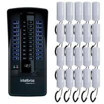 Kit Interfonia Condominial Collective 20i, 20 Interfones, Interligável entre Blocos Kit Interfonia Condominial Collective 20i, 20 Interfones, Interligável entre Blocos