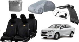 Kit Interior Automotivo para Cobalt 2016-2020 com Capas, Capa de Cobrir e Limpador de Parabrisa