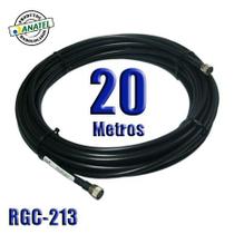 KIT INTERLIGAÇÃO RGC-213 DE 20 METROS N MACHO X N MACHO - Cabo de Antena