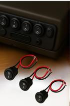 Kit Interruptor Balancim Redondo ON OFF 20mm com Fios Instalados Fácil Montagem para Moto Carro Led Fonte Arduino Kit Interruptor Balancim Redondo ON OFF 20mm com Fios Instalados Fácil Montagem para Moto Carro Led Fonte Arduino