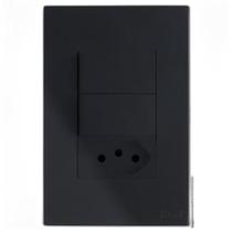 Kit Interruptor Duplo Paralelo + Tomada 20A 4X2 Brs12271-8Bk