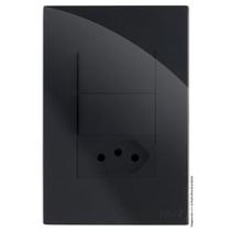 Kit Interruptor Duplo Simples + Tomada 20 A 4 X2 Brg11303-4