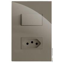 Kit Interruptor Paralelo + Tomada 10A 4X2 Brg11270-4Fe