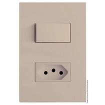 Kit Interruptor Paralelo + Tomada 10A 4X2 Brs12230-0Ar Kit Interruptor Paralelo + Tomada 10A 4X2 Brs12230-0Ar