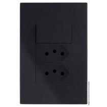 Kit Interruptor Paralelo + Tomada Dupla 20A 4X2 Brs12307-2Bk