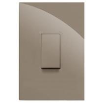 Kit Interruptor Pulsador Campainha Vertical 4X2 Brg10922-3Fe