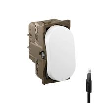 Kit Interruptor Simples com LED Branco Indicativo Legrand Nereya