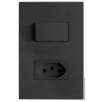 Kit Interruptor Simples + Tomada 20A 4X2 Brs12215-7Gf