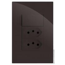 Kit Interruptor Simples Tomada Dupla 10 A 4 X2 Brg11340-9 Ch Kit Interruptor Simples Tomada Dupla 10 A 4 X2 Brg11340-9 Ch