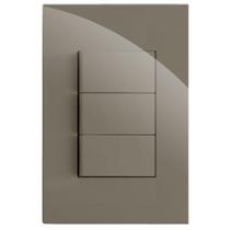 Kit Interruptor Triplo 2 Paralelo 1 Simples 4X2 Brg11078-7Fe