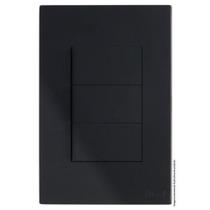 Kit Interruptor Triplo 2 Paralelo 1 Simples 4X2 Brs12082-0Bk Kit Interruptor Triplo 2 Paralelo 1 Simples 4X2 Brs12082-0Bk