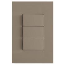 Kit Interruptor Triplo 2 Paralelo 1 Simples 4X2 Brs12085-5Fe