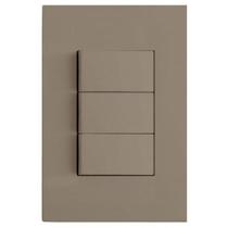 Kit Interruptor Triplo 2 Simples 1 Paralelo 4X2 Brs12076-6Fe