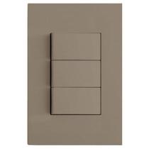 Kit Interruptor Triplo 2 Simples 1 Paralelo 4X2 Brs12076-6Fe Kit Interruptor Triplo 2 Simples 1 Paralelo 4X2 Brs12076-6Fe