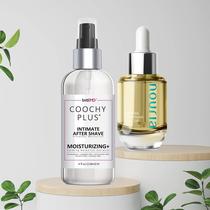 Kit Íntimo Coochy Plus: Spray Pós-Barba e Elixir Pré-Barba Kit Íntimo Coochy Plus: Spray Pós-Barba e Elixir Pré-Barba