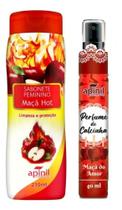 Kit Intimo e Sensual com 2 itens Sabonete Intimo 200ml e Perfume de Calcinha 40ml Maça Hot - Apinil