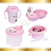 Kit Introdução Alimentar 4 Peças Minnie Baby
