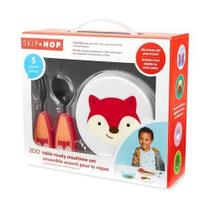 Kit Introdução Alimentar Skip Hop Zoo Raposa Com Talher