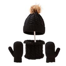 Kit inverno bebê rn touca cachecol luva gorro de lã infantil