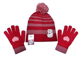 Kit Inverno Infantil Touca E Luvas Gata Gatinha Marie - Disney