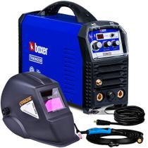 Kit Inversora de solda TIG DC 220A TIGON 220 + Máscara auto escurecimento - Boxer