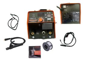 Kit inversora evomig-130 + arame mig + cabo p/solda smarter