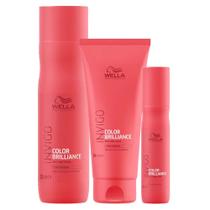 Kit Invigo Color Brilliance Wella - Shampoo + Condicionador + Leave-in