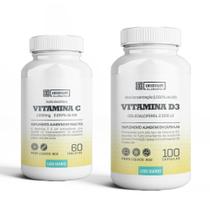 Kit Iridium Elements - Vitamina C + Vitamina D Sabor: Natural - Iridium Labs