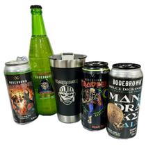 Kit Iron Maiden 4 Cervejas Premium + Copo Térmico 500ml