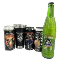 Kit Iron Maiden Presente 4 Cervejas + Copo Térmico 500Ml