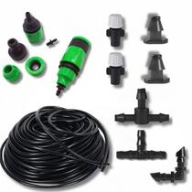 Kit Irrigação 12 Nebulizadores Névoa Pulverizador Microtubo