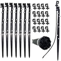 Kit Irrigação Bailarina Saída Dupla Estaca 60cm - 10 peças Kit Irrigação Bailarina Saída Dupla Estaca 60cm - 10 peças