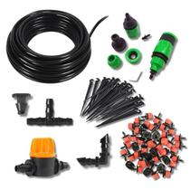 Kit Irrigação Gotejamento Completo P/ Vasos Ou Horta