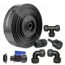 Kit Irrigação mangueira 100m Santeno tipo I com 8 Peças Kit Irrigação mangueira 100m Santeno tipo I com 8 Peças