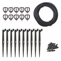 Kit Irrigação Micro Aspersão Completo 100 Lph -10 Und Kit Irrigação Micro Aspersão Completo 100 Lph -10 Und