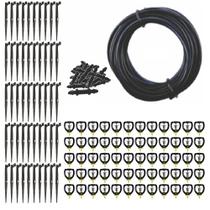 Kit Irrigação Micro Aspersão Completo Amanco 65 Lph - 50 Und
