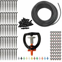 Kit Irrigação Micro Aspersão Completo Escolha Vazão 100Und - Ideal para sistemas de Irrigação, Jardim, Horta.