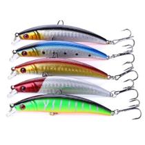 Kit Isca De Pesca Dura Popper Com 2 anzol e Olhos simulados em 3D