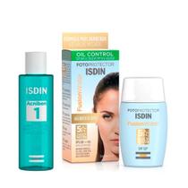 Kit Isdin Acniben Sabonete Liquido de Limpeza Facial 150ml + Isdin Fusion Water 30ml