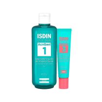 Kit Isdin Oily Skin Acniben - Gel de Limpeza Facial e Gel Secativo para Espinhas