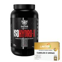 Kit Iso Hydro-X Whey protein isolado e hidrolisado - 907g - Integralmédica + Cabelos e Unhas