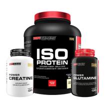 Kit Iso Protein 2Kg+ Power Creatina 100G+ Power Glutamina Kit Iso Protein 2Kg+ Power Creatina 100G+ Power Glutamina