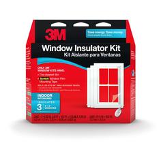 Kit isolador de janela 3M 2130W-6 para três janelas de 91 cm x 152 cm Kit isolador de janela 3M 2130W-6 para três janelas de 91 cm x 152 cm